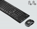 Juhtmevaba klaviatuuri ja hiire komplekt Logitech MK270, Inglise (UK), must, juhtmeta