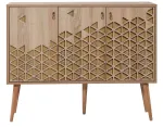 Kapp Kalune Design Mega 120, sonoma tamm v., 36 cm x 120 cm x 90 cm