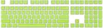 Klaviatuuri kate Royal Kludge Pudding PBT Keycaps 104 pcs Apple Green PBT ISO, roheline v.