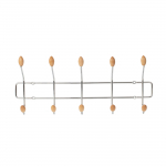 Seinale kinnitatav riidepuu Domoletti W08, kroom