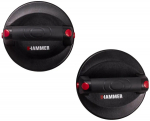 Spordikaupade tarvik, k&auml;tek&otilde;verdustoed Hammer Magnetic Push Up Twister 66305, 18 cm, 1 kg, 2 tk