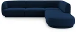 Nurgadiivan Micadoni Home Miley Velvet 6 Seats, s&uuml;gavsinine v., parem, 252 x 220 cm x 74 cm