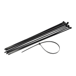 Kinnitusrihm Okko, nailon, must, 200 mm x 4.5 mm