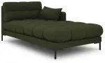 Diivan Micadoni Home Mamaia Chaise Longue, roheline v., parem, 185 x 105 cm x 75 cm