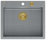 K&ouml;&ouml;givalamu Quadron Morgan 110, graniit, 57 cm x 50 cm x 22 cm, kuldne v./h&otilde;be v.