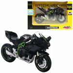 M&auml;ngumootorratas MSZ Kawasaki Ninja H2R, 1:12, must v.