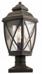 Vabalt seisev v&auml;lisvalgusti Kichler Tangier, 60W, E27, IP44, pronks v., 19.1 cm x 45.7 cm