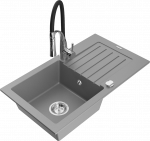 K&ouml;&ouml;givalamu koos kraaniga Mexen Pablo Aster, graniit, 75.2 cm x 43.6 cm x 16.1 cm, h&otilde;be/must/hall