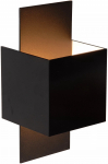 Valgusti seinale Lucide Cubo 23208/31/30, G9, 1 x 40 W, must v.