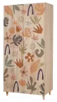 Riidekapp Kalune Design Lidya 906, pruun v., 52 cm x 90 cm x 192 cm
