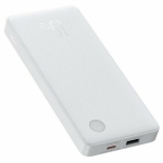 Akupank Baseus, 10000 mAh, 15 W, valge v.
