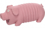 M&auml;nguasi koerale, tassimiseks Flamingo Eyo Latex Pig, 17.5 cm, roosa v., S