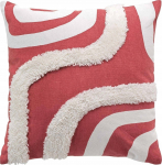 Dekoratiivne padi Douceur d`Interieur Mirade, valge v./roosa v., 40 cm x 40 cm