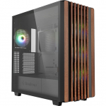 Arvuti korpus Sharkoon Rebel C70G, pruun v./must v.