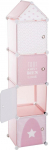 Laste riiul Atmosphera, roosa v., 34 cm x 31.5 cm x 139 cm