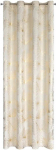 &Ouml;&ouml;kardin Aria, kreemjasvalge/&scaron;ampanja v., 135 cm x 250 cm