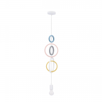 Valgusti rippuv Candellux Lighting Hoops 5, E27, 1 x 20 W, mitmev&auml;rviline