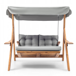 Aiakiik Kalune Design Galata S2, pruun v./hall v., 120 cm x 160 cm x 195 cm