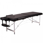 Massaažilaud Restpro ALU 2 M Juodas, 180 cm, 12 kg