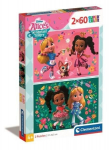 Pusle 2in1 Clementoni Junior Alices Wonderland Bakery 24814, 18.5 cm x 27 cm, 120 tk, mitmev&auml;rviline