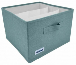 Hoiukast, esemete hoidmiseks Ordinett Mint, roheline v., 29 x 29 x 18.5 cm