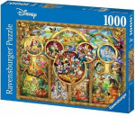 Pusle Ravensburger The Best Disney Themes 152667, 50 cm x 70 cm, 1000 tk, mitmev&auml;rviline