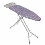 Triikimislaud Velkea XL10 H038-06PB, valge v./roosa v./hall v., 130 x 42 cm