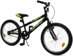 Laste jalgratas, laste Enero Young rider 1064949, must v./roheline v., 20"