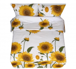 Voodipesukomplekt Rustilė Golden Sun 1034, kollane, 200 x 200 cm