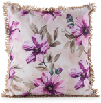 Dekoratiivpadjap&uuml;&uuml;r Garden, roosa/violetne/mitmev&auml;rviline, 45 cm x 45 cm