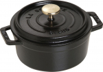 Emailitud malmpott Staub La Cocotte 40509-471-0, 12 cm, 0.4 l, must v.