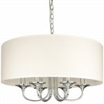 Valgusti rippuv CosmoLight Abu Dhabi P06512CH-WH, E14, 6 x 40 W, h&otilde;be v.