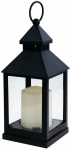 Dekoratsioon, sisseehitatud led valgustusega ''Latern'', 26 cm, 12 cm, must