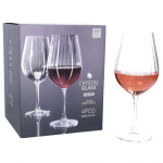 Veiniklaaside komplekt Atmosfera Crystal, klaas, 0.69 l, 4 tk