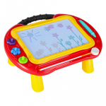 Magnetiline joonestuslaud Magic 2in1, 19 cm, punane