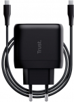 Telefoni laadija Trust MAxo 24817, USB Type C, 8.7 cm, must v., 65 W