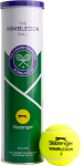 Tennisepallide komplekt Slazenger Wimbledon, kollane v., 4 tk