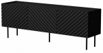 TV-laud Cama Meble Lucca, must v., 165 cm x 40 cm x 59 cm