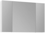 Seinakinnitusega vannitoakapp peegliga Kalune Design Nuvola, valge v., 16 cm x 97 cm x 66 cm