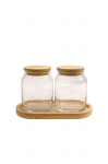 Toidu s&auml;ilitamise konteinerite komplekt Hermia F10255, 0.290 l, l&auml;bipaistev v.
