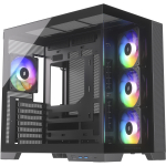 Arvuti korpus Silentware View A-RGB, must v.