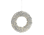 Dekoratsioon "Ring" LED-valgustusega, 9 cm, h&otilde;be v.