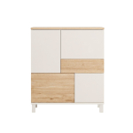 Kummut Kalune Design Mood MD3-CS, tamm v./liivakarva pruun v., 101.1 cm x 35 cm x 87.2 cm