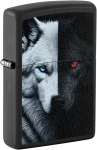 Tulemasin Zippo Two Wolves 46694, must v./hall v.