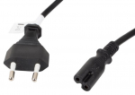 Juhe Lanberg Euro plug, IEC-320-C7, 1.8 m, must v.