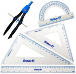 Sirkel Pelikan Geometric, l&auml;bipaistev v./sinine v.