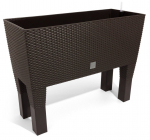 Lillepott Prosperplast, plastik, pruun v.