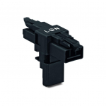 Pistikupesa Wago, ilma maanduseta, IP20, must