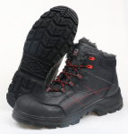 Talvesaapad universaalne Pesso Arctic S3, ilma s&auml;&auml;reosata, soojustusega, must/punane, 42 suurus