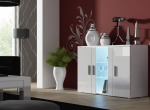 Kapp Cama Meble Soho S7 120, valge v., 80 cm x 41 cm x 120 cm